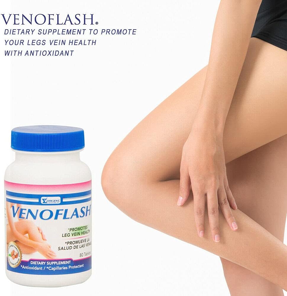Venoflash Regular Food Supplement – Leg Vein Health Support, 80 Tablets - görsel 6