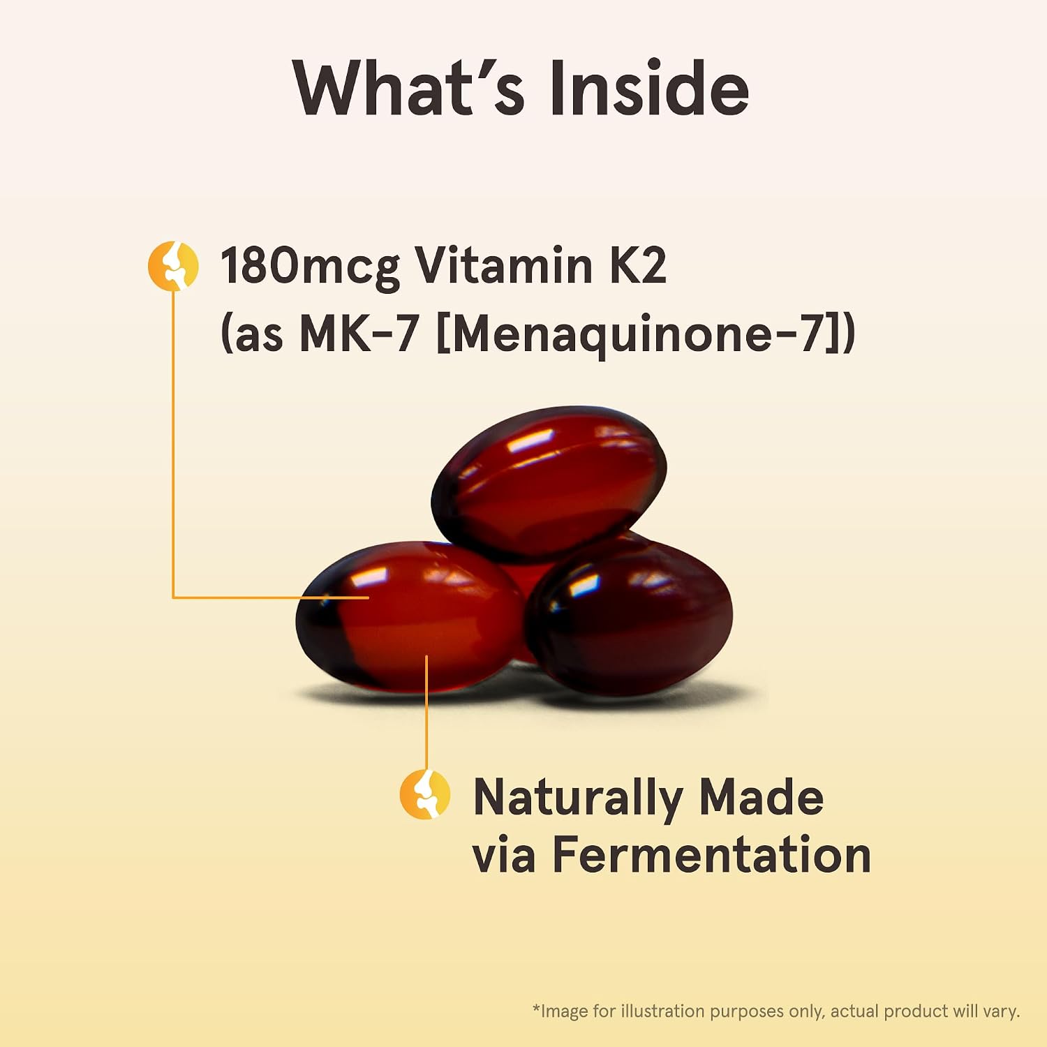 Jarrow Formulae MK-7 90 mcg – Bioactive Vitamin K2 for Bone Health (30 Softgels) - görsel 3