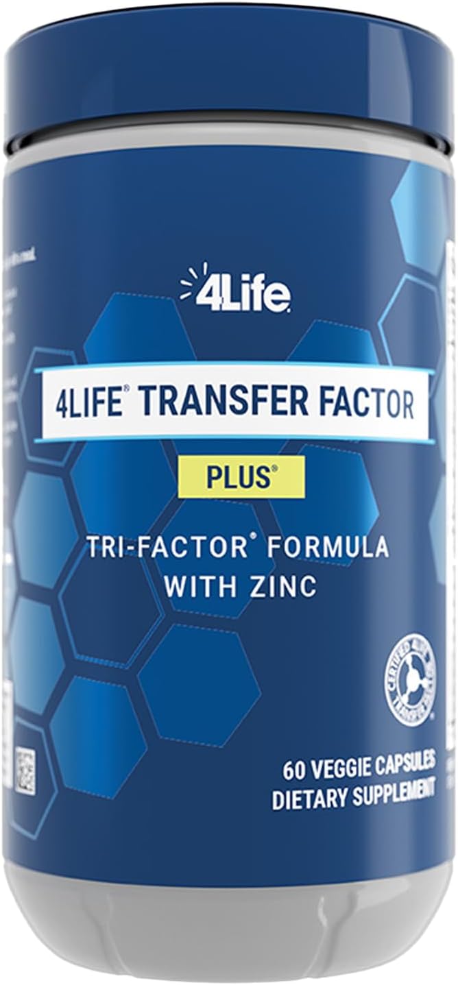 4Life Transfer Factor Plus Zinc Immune Support with Mushrooms, 60 Vegetable Capsules - görsel 1