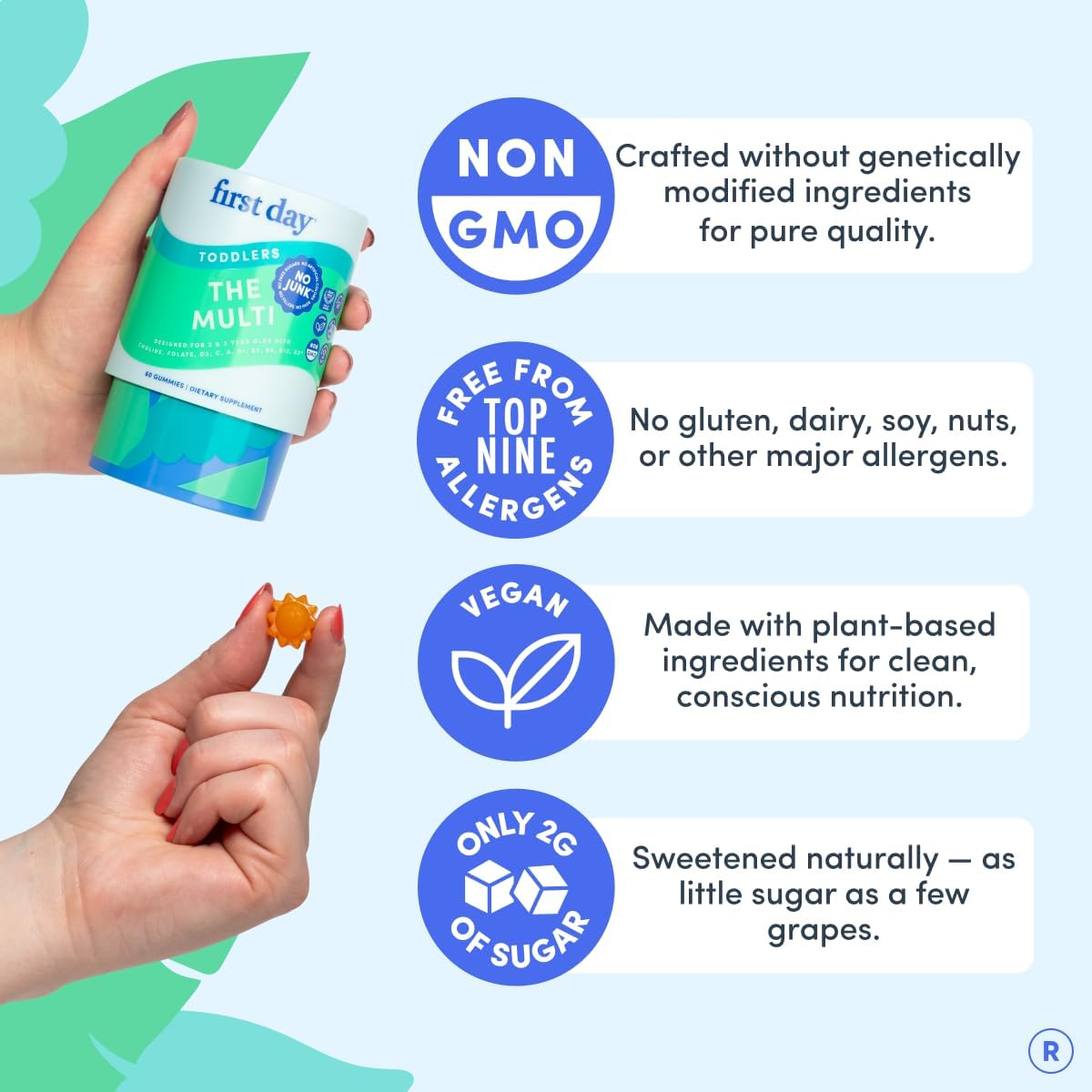 Toddler Multivitamin Gummies for Ages 2 & 3 – 60 Count - görsel 7