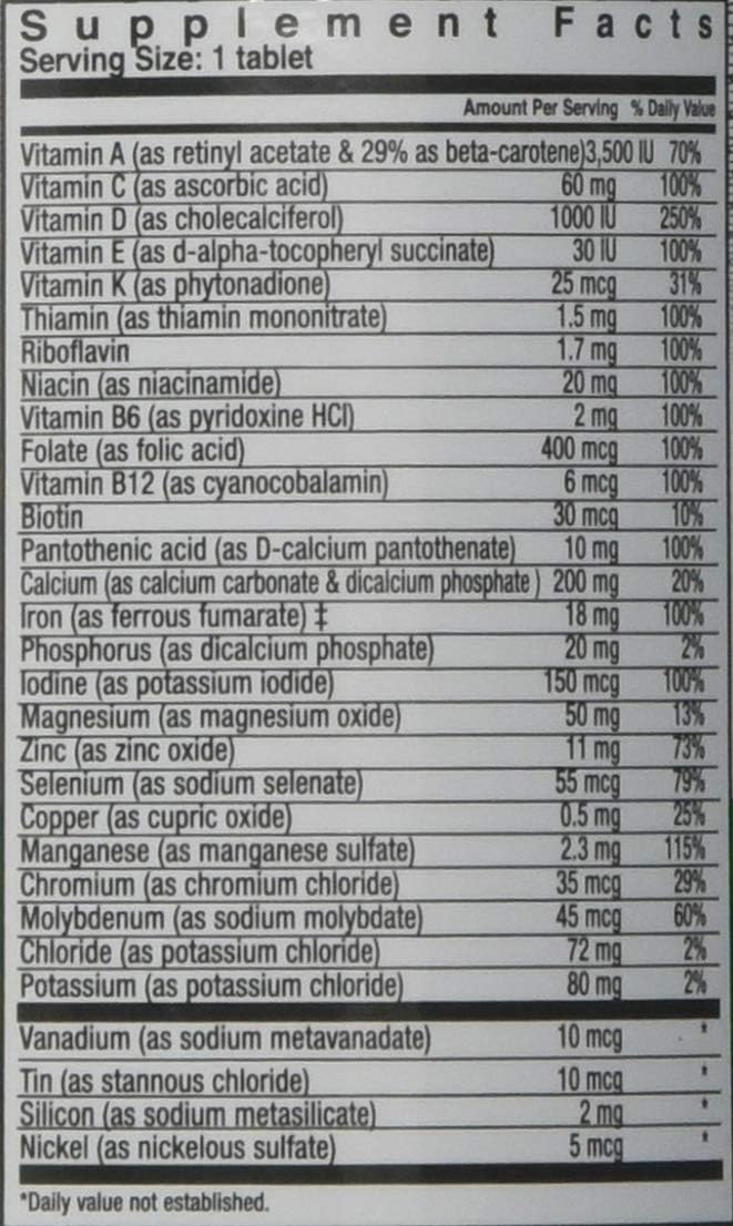 Windmill MILLTRIUM H/P Multivitamin Tablets, 100 Tablets - görsel 3