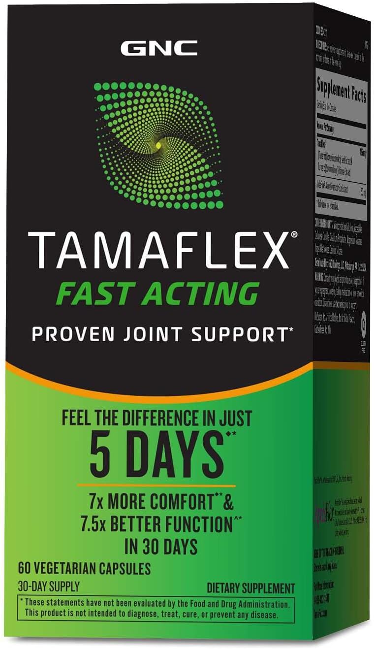 GNC TamaFlex Fast Acting, Joint Support, 60 Vegetarian Capsules - görsel 1