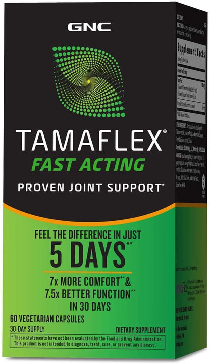 GNC TamaFlex Fast Acting, Joint Support, 60 Vegetarian Capsules