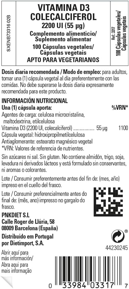 Solgar Vitamin D3 (Cholecalciferol) 55 mcg (2200 IU), 100 Vegetable Capsules - görsel 4