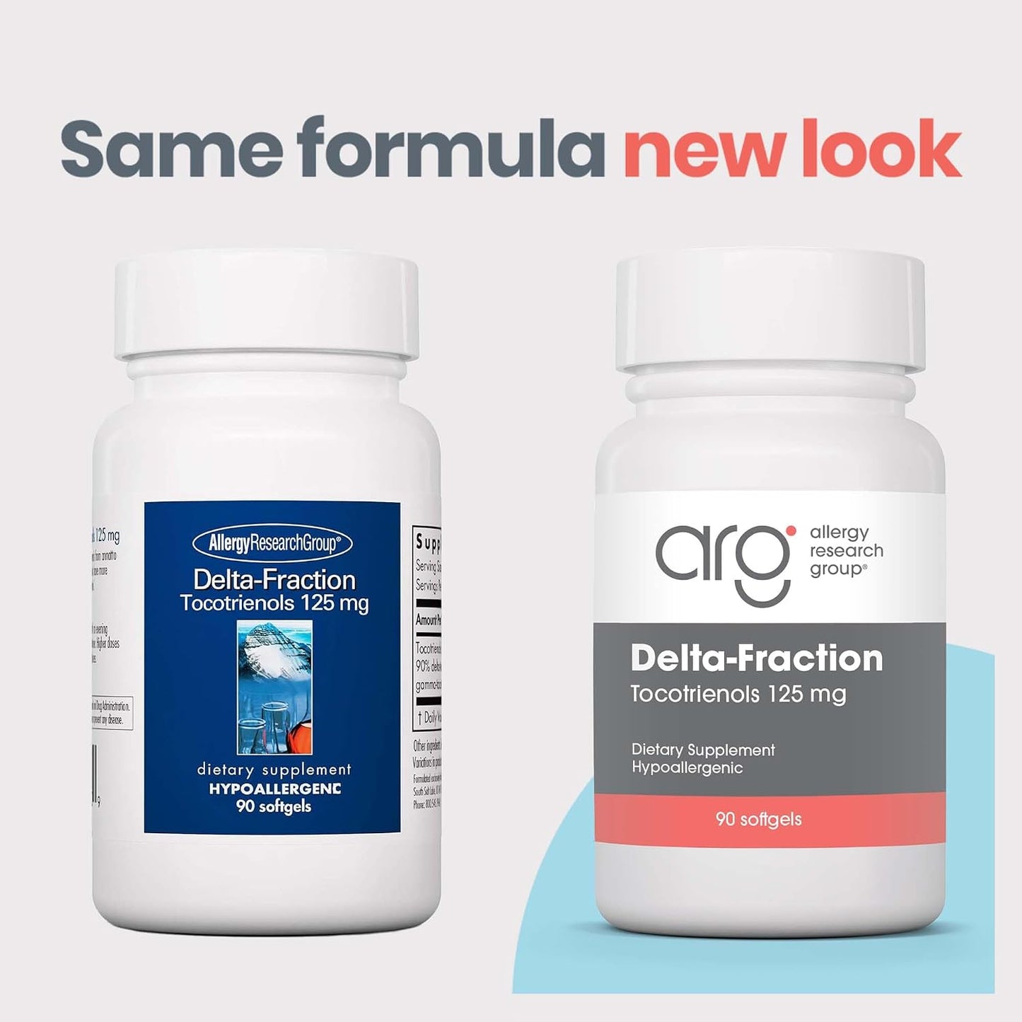 Allergy Research Group ARG Delta-Fraction Tocotrienols 50 mg - 100 mg Tocotrienols per Serving - Antioxidant Support - Hypoallergenic - 90 Softgels - görsel 3