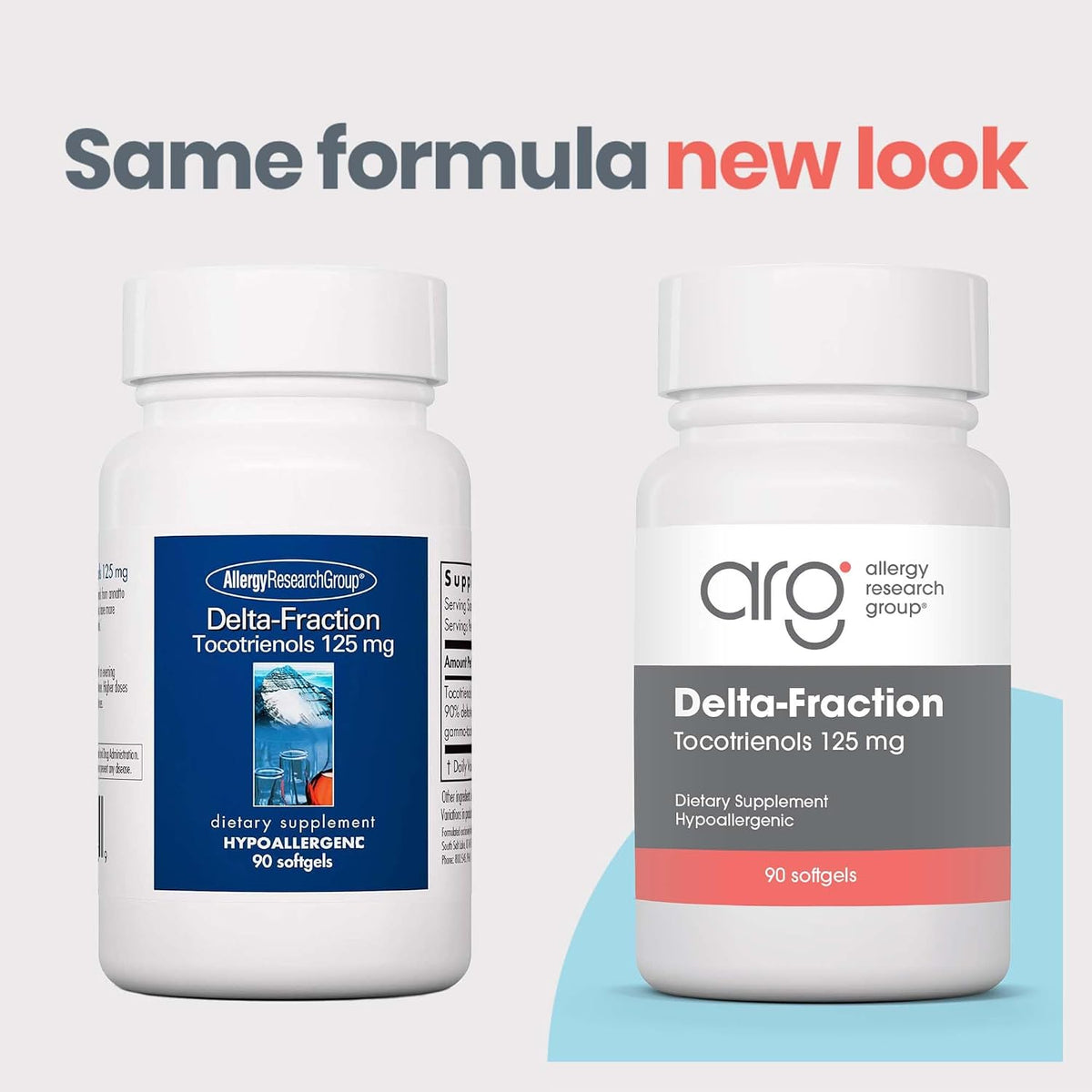 Allergy Research Group ARG Delta-Fraction Tocotrienols 50 mg - 100 mg Tocotrienols per Serving - Antioxidant Support - Hypoallergenic - 90 Softgels - görsel 3