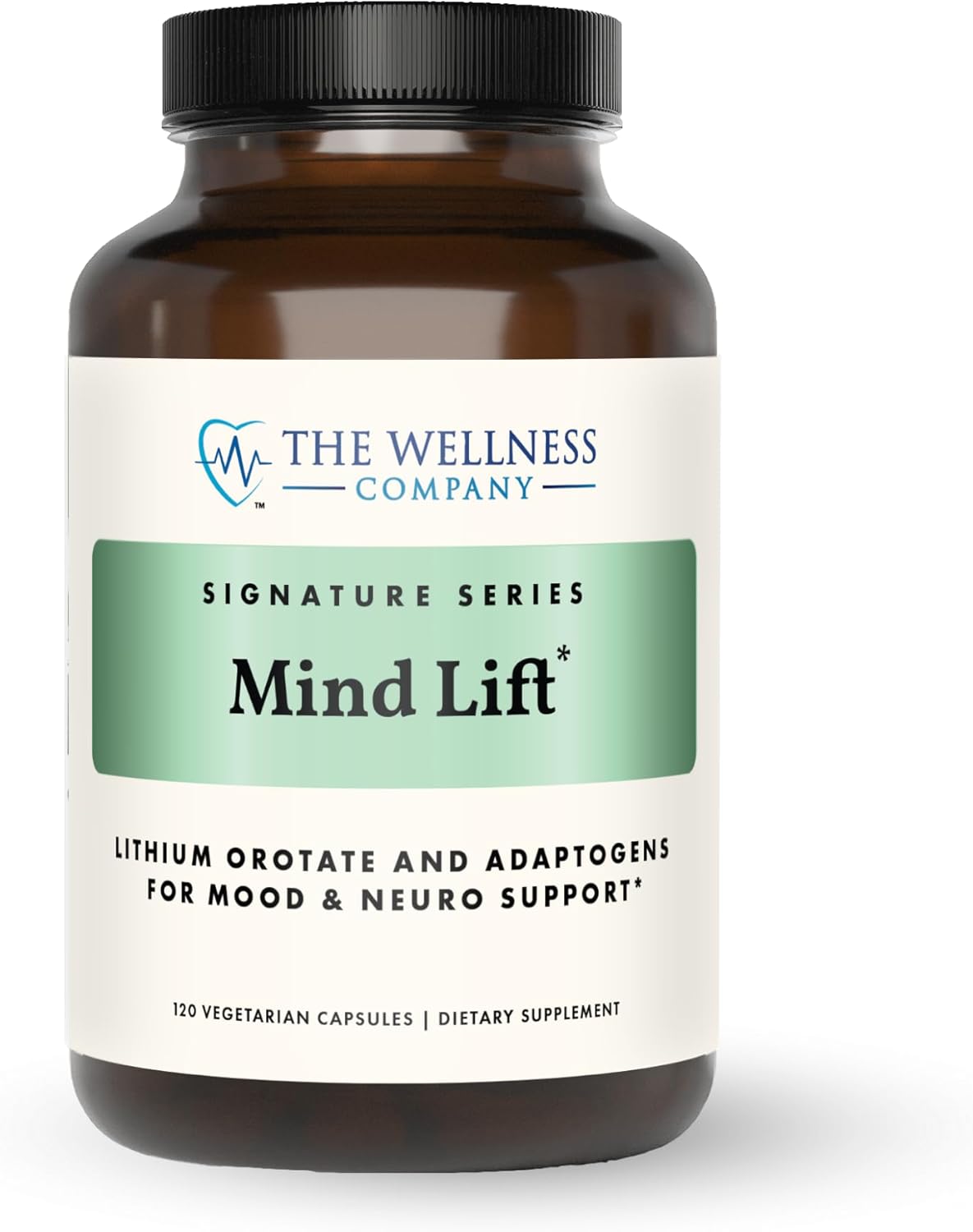 Mind Lift - Mood Boost, Mental Focus, Cognitive Defence with Lithium, GABA, DHA & L-Phenylalanine | 120 Capsules (2-Month Supply) - görsel 1