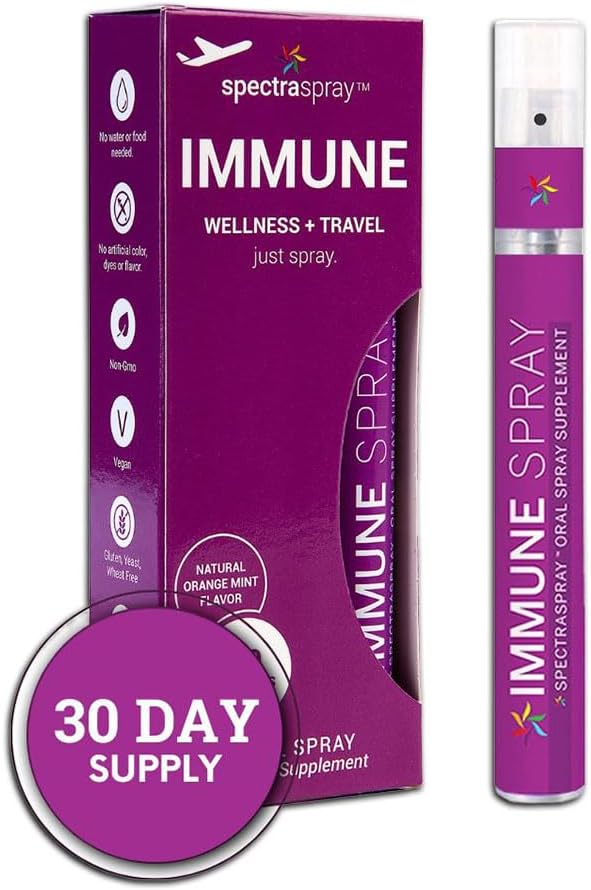 Immune Support Liquid Vitamin Spray - Vitamins C, E, Zinc and L-Lysine, 30-Day Supply per Spray - görsel 2