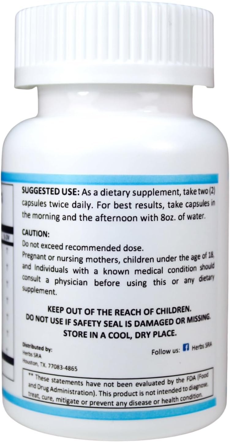 RenalHealth Kidney & Urinary Support Supplement with Marshmallow Root, Dandelion & Parsley – 120 Vegetarian Capsules - görsel 3