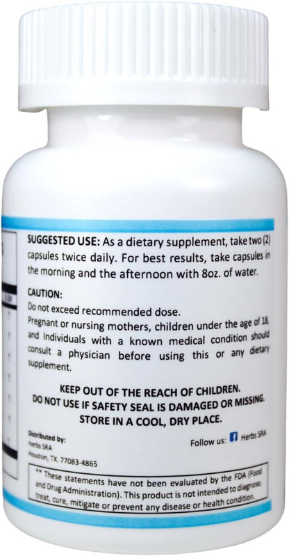 RenalHealth Kidney & Urinary Support Supplement with Marshmallow Root, Dandelion & Parsley – 120 Vegetarian Capsules