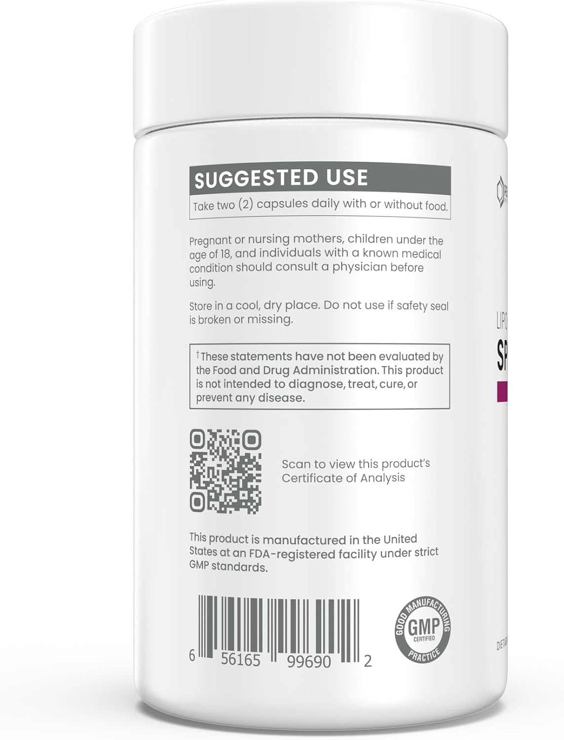 Renue By Science Liposomal Spermidine Supplement, 8mg per Serving, 90 Capsules - görsel 2