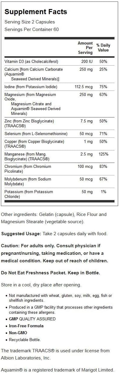 Now Foods Full Spectrum Mineral Caps, 120 Capsules - görsel 3