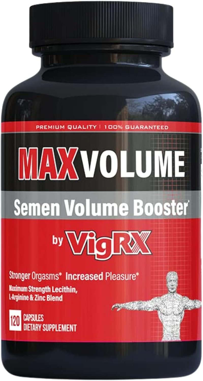 VigRX Max Volume Male Vitality Formula - with L-Arginine, Zinc & Sunflower Lecithin - Supports Natural Production, Intimate Wellness & Confidence - 120 Capsules - görsel 1