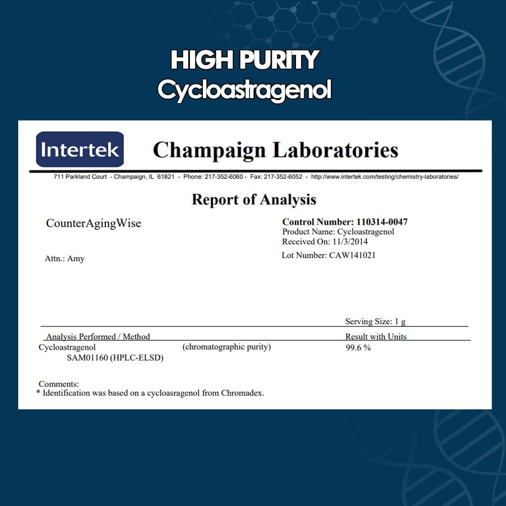 CAW Hypersorption Cycloastragenol 5mg - Cellular Support - 180 Enteric-Coated Capsules (6 Bottles) - görsel 7