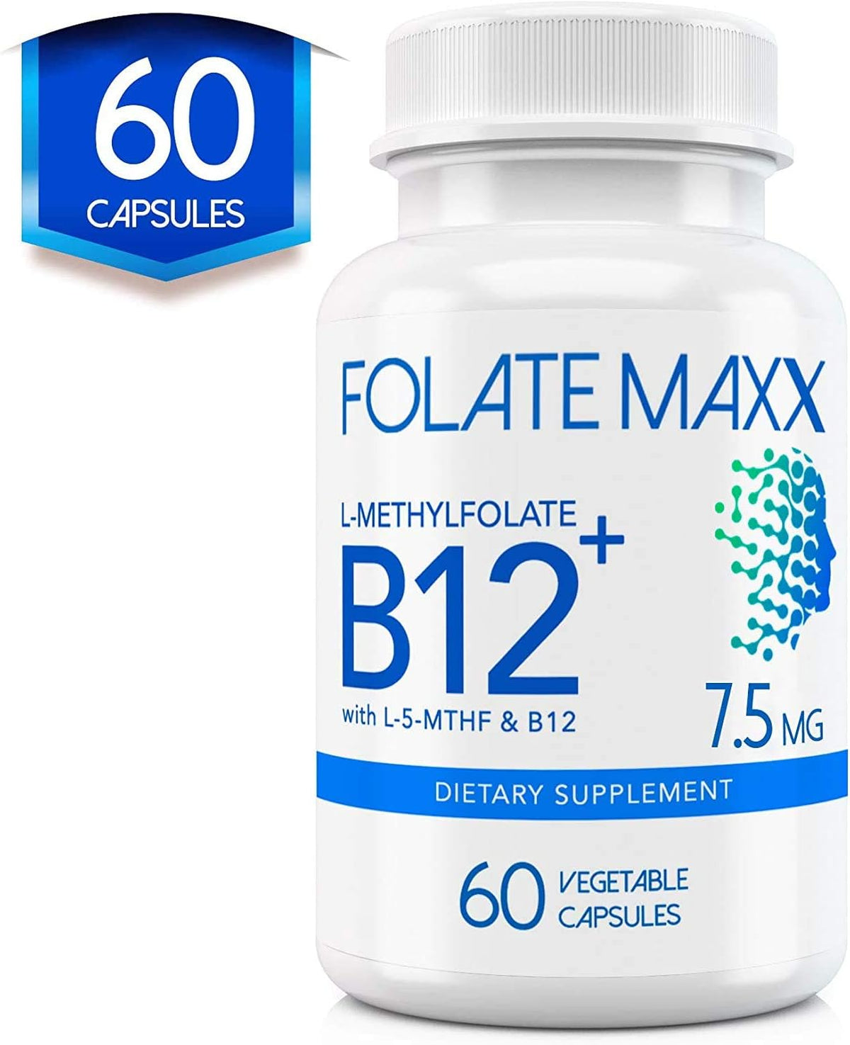 L-Methylfolate 7.5mg Plus Methylcobalamin B12 – 60 Capsules – Active 5-MTHF for Mood, Methylation & Cognitive Support - görsel 9