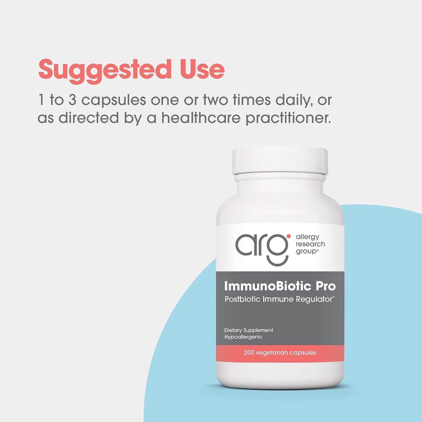 Allergy Research Group ImmunoBiotic Pro - Postbiotic Immune Support with Lactobacillus rhamnosus Lysate - 200 Capsules - görsel 4