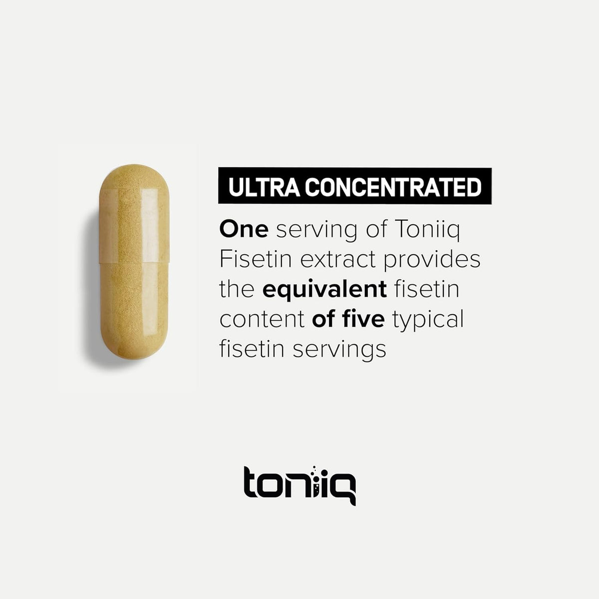 Toniiq Ultra High Purity Fisetin 500mg - 60 Capsules - görsel 5