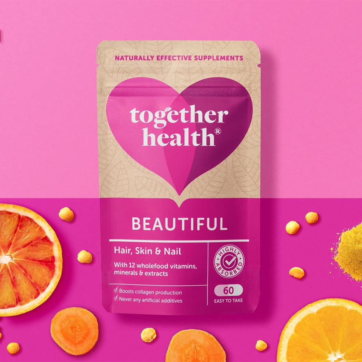 Together Hair Skin & Nail Capsules, 60 Capsules - görsel 4