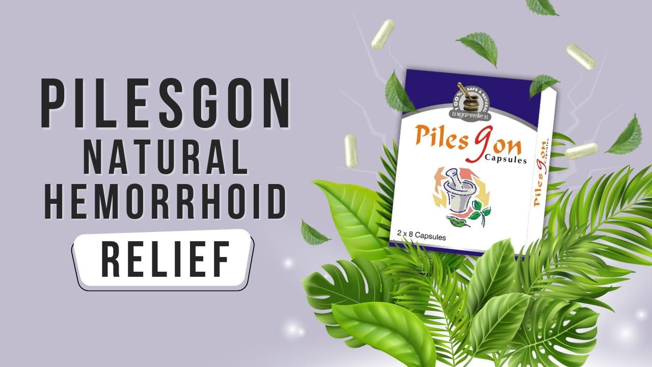Naturogain Pilesgon Herbal Capsules, 64 Capsules - görsel 2