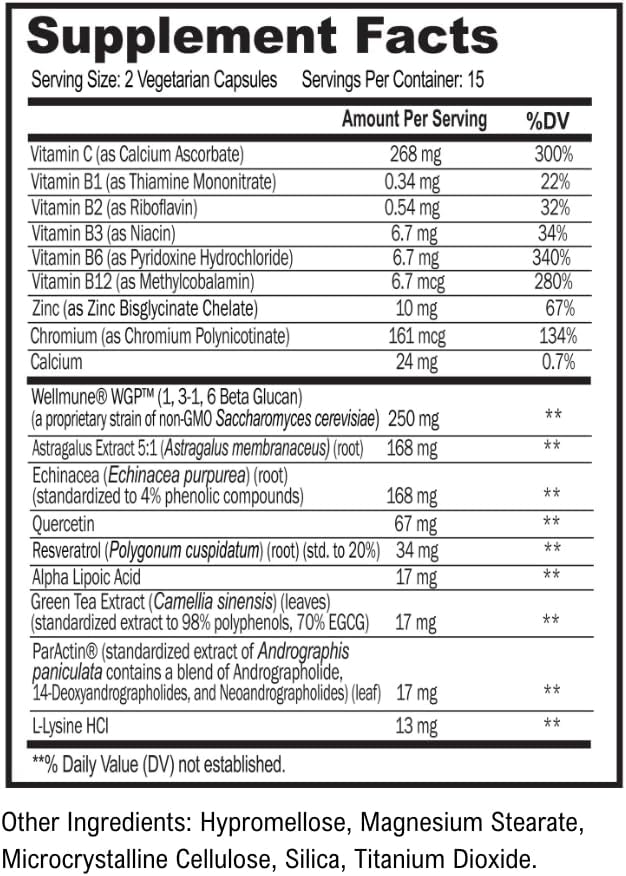 ScimeraMD Scimune Immune Support Supplement - 30 Capsules - görsel 2