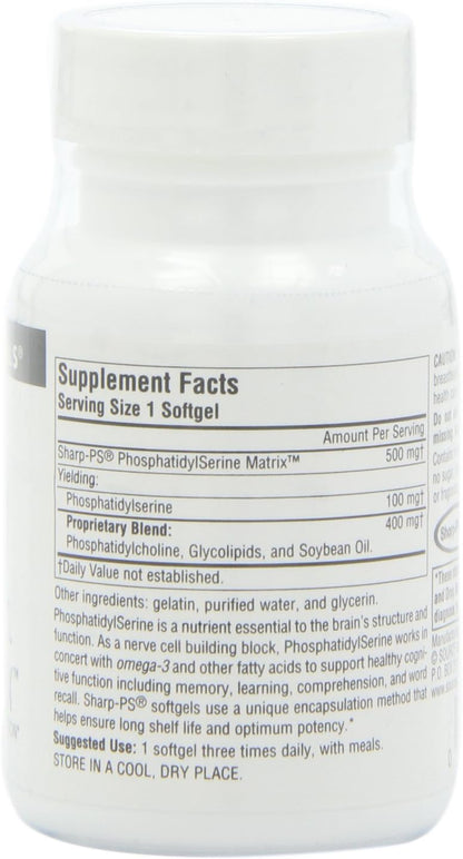 Source Naturals Phosphatidylserine Matrix 500 mg – 30 Softgels
