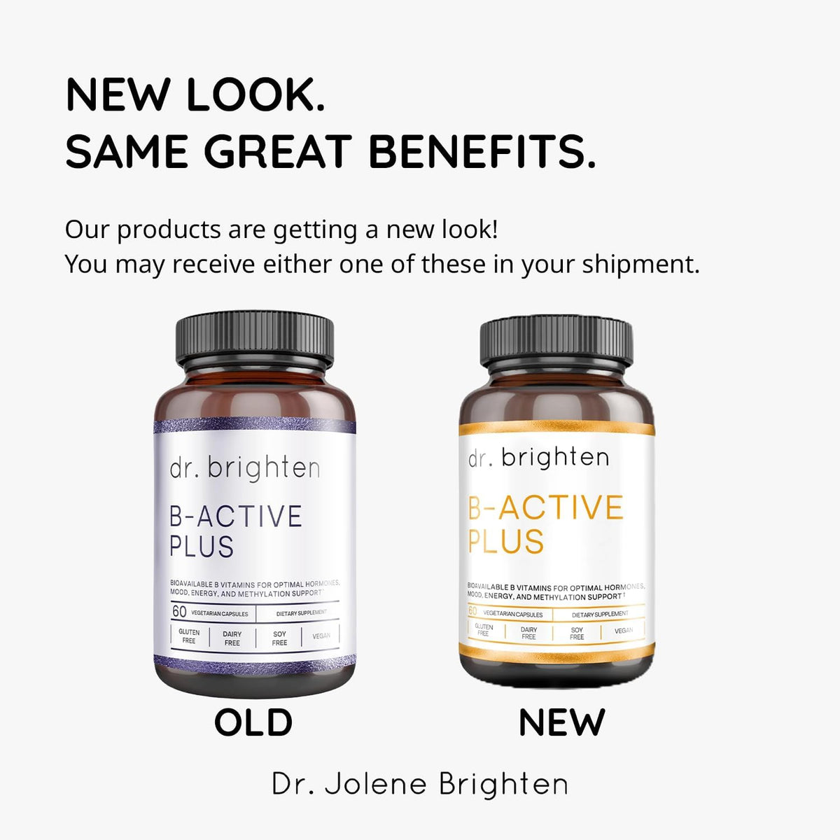 Dr. Brighten B-Active Plus — Vegan B Vitamin Supplement for Energy, Metabolism, Heart Health and Memory, 60 Capsules - görsel 4