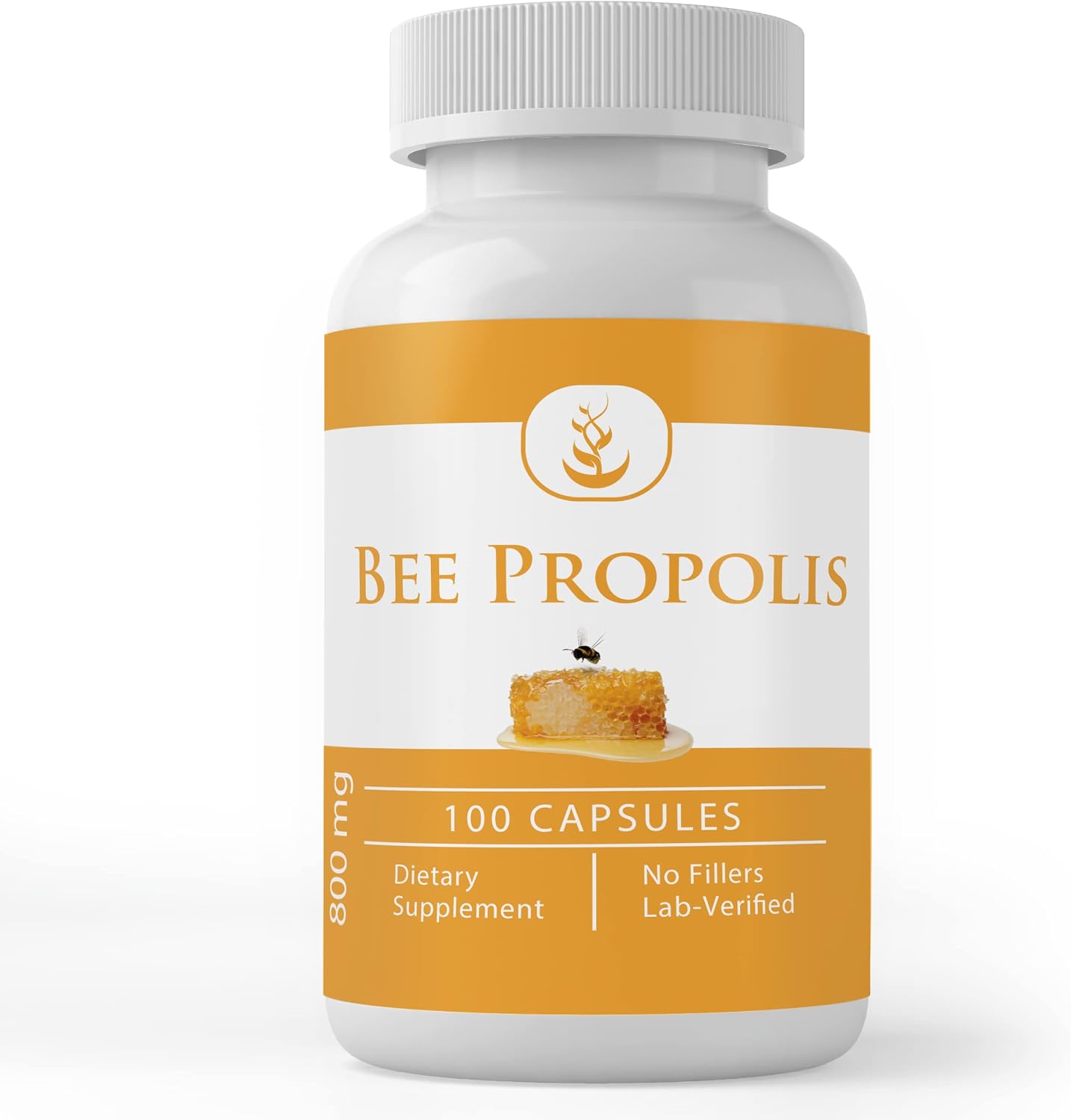 Pure Original Ingredients Bee Propolis (100 Capsules) - Always Pure, No Additives or Fillers - görsel 1