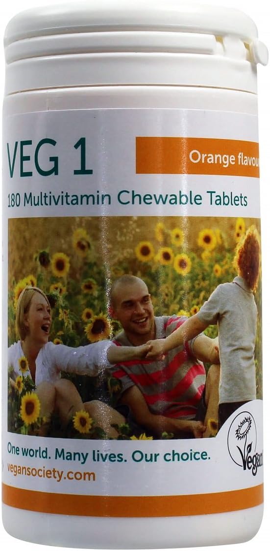 Veg1 Orange Multivitamins and Minerals Tablets - görsel 1