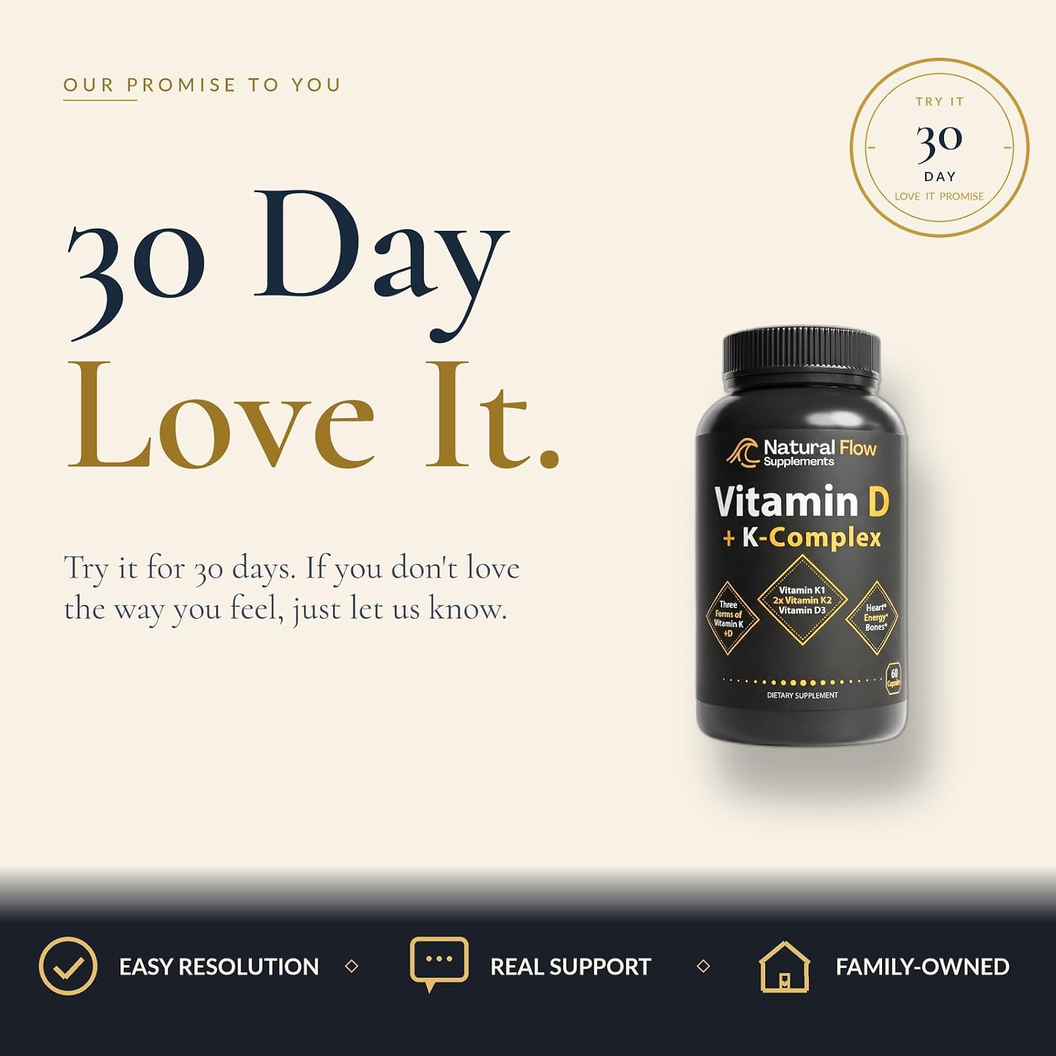 Natural Flow Vitamin D3 with K2 Complex - görsel 6