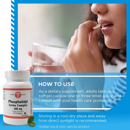 Holistic Health Phosphatidyl Serine Complex 60 Softgels