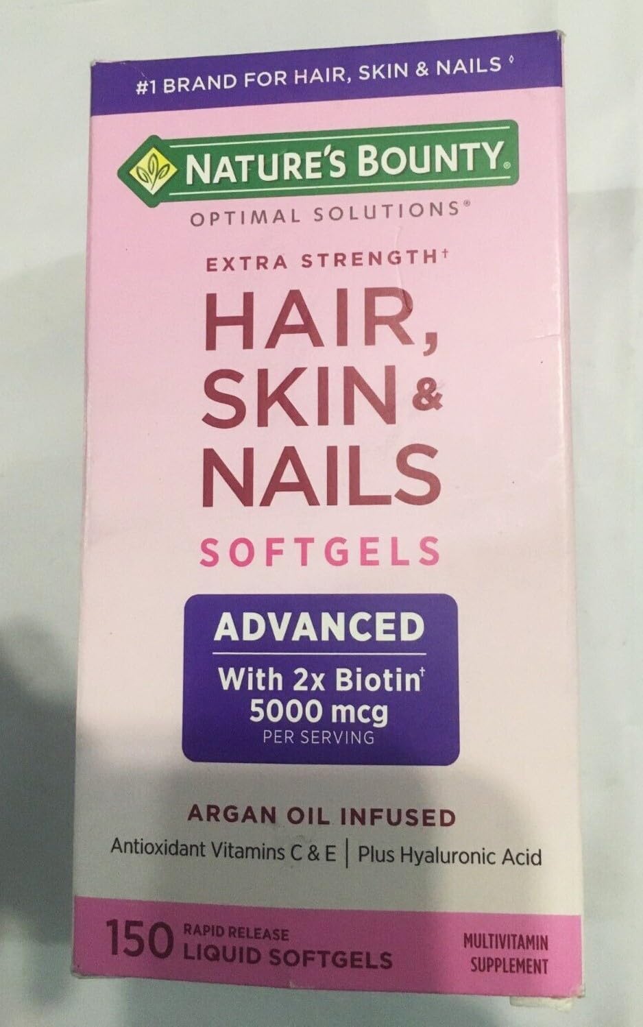 Nature's Bounty Hair, Skin and Nails, 250 Softgels (5-Pack) - görsel 4