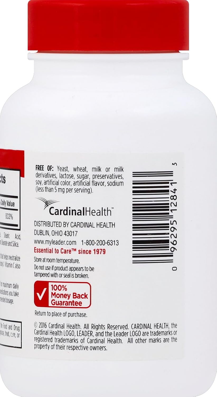 Leader Vitamin C Tablets, 500 mg, 250 Count (2-Pack) - görsel 3