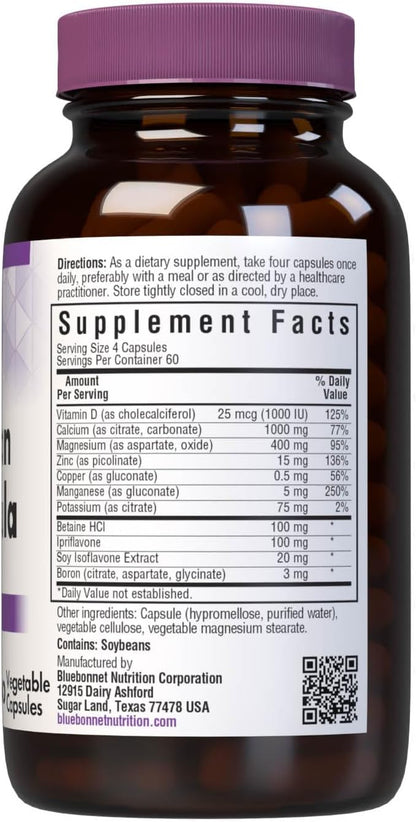 Bluebonnet Super Boron Bone Formula Vegetarian Capsules, 240 Capsules