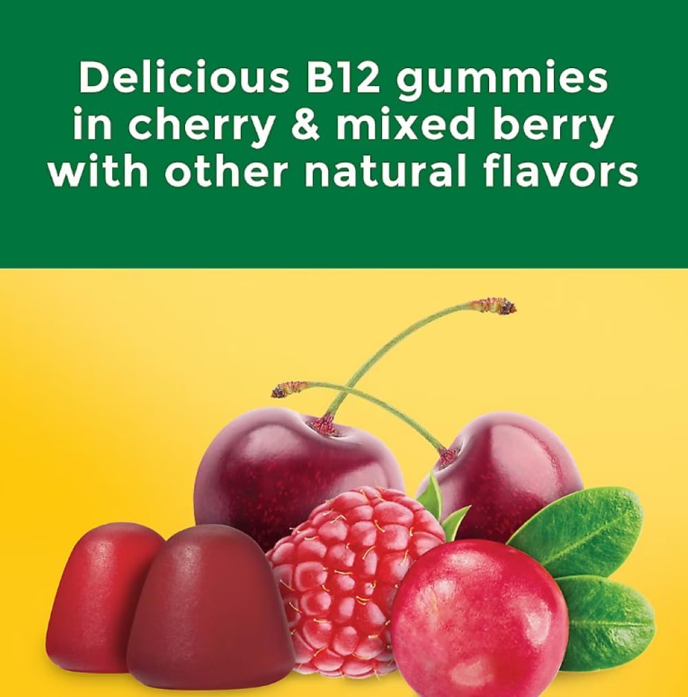 Nature Made B12 Gummies Extra Strength, 3000 mcg per Serving, 160 Count - görsel 5