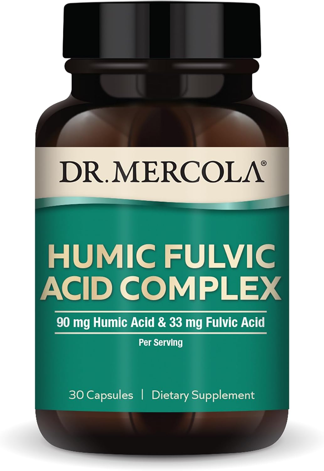 Dr. Mercola Humic and Fulvic Acid Complex - Gut, Immune and Brain Support, 30 Capsules - görsel 1
