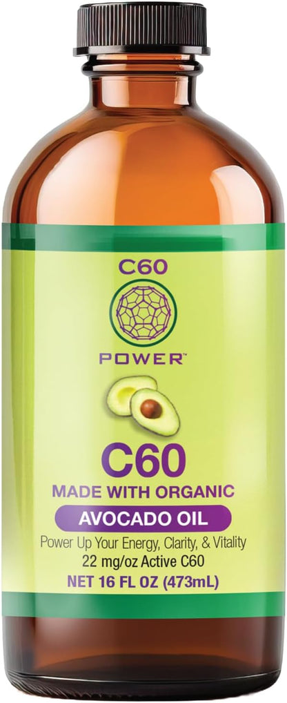 C60 Power - Organic Avocado Oil with 99.99% Pure C60