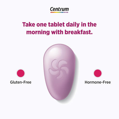 Centrum Complete Multivitamin Supplement + Hot Flush Support Menopause Support Tablets, 30 Tablets