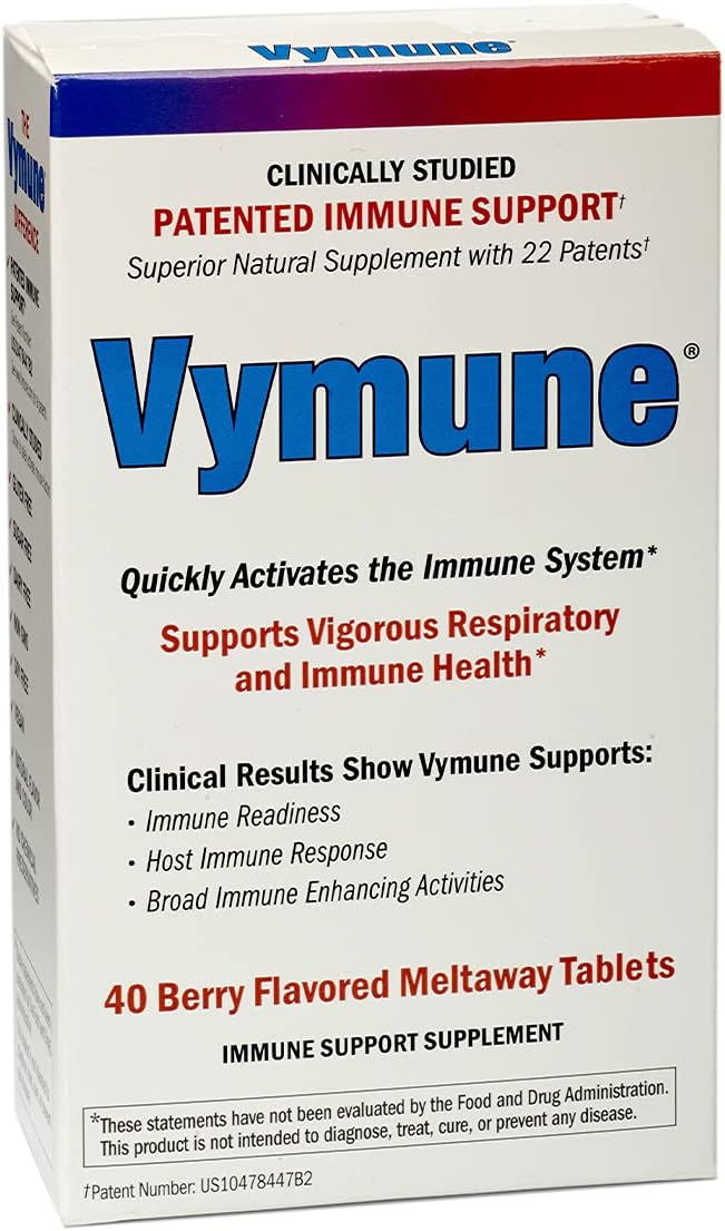 Vymune Amino-Acid Advanced Immune Support Supplement – Berry Flavoured Meltaway Tablets - görsel 1