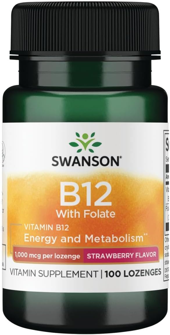 Swanson Vitamin B-12 Lozenges 1000 mcg 250 Lozenges - görsel 2