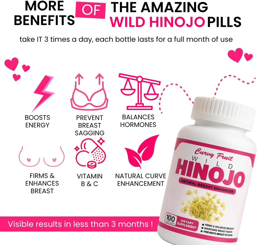Wild Fennel Capsules – Natural Bust Enhancement & Lifting | Helps Prevent Sagging & Adds Volume | 100% Herbal Formula for a Fuller, Firmer Look | 550 mg – 31-Day Supply - görsel 2
