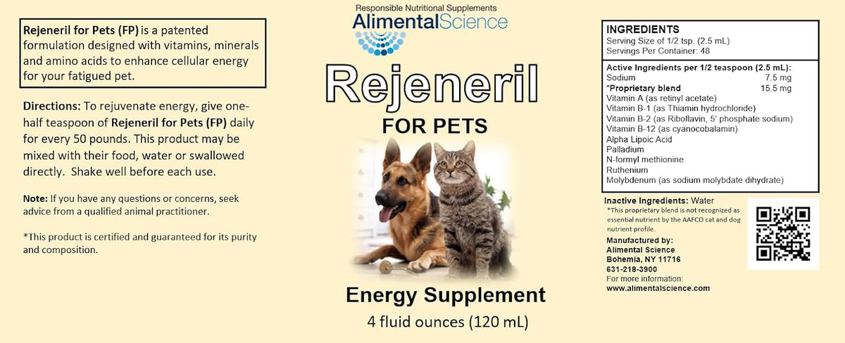 Rejeneril-FP Liquid Multivitamin & Mineral Supplement for Dogs and Cats – 118 ml (240 Servings) - görsel 4