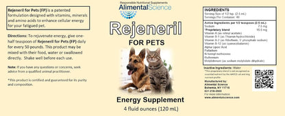 Rejeneril-FP Liquid Multivitamin & Mineral Supplement for Dogs and Cats – 118 ml (240 Servings)