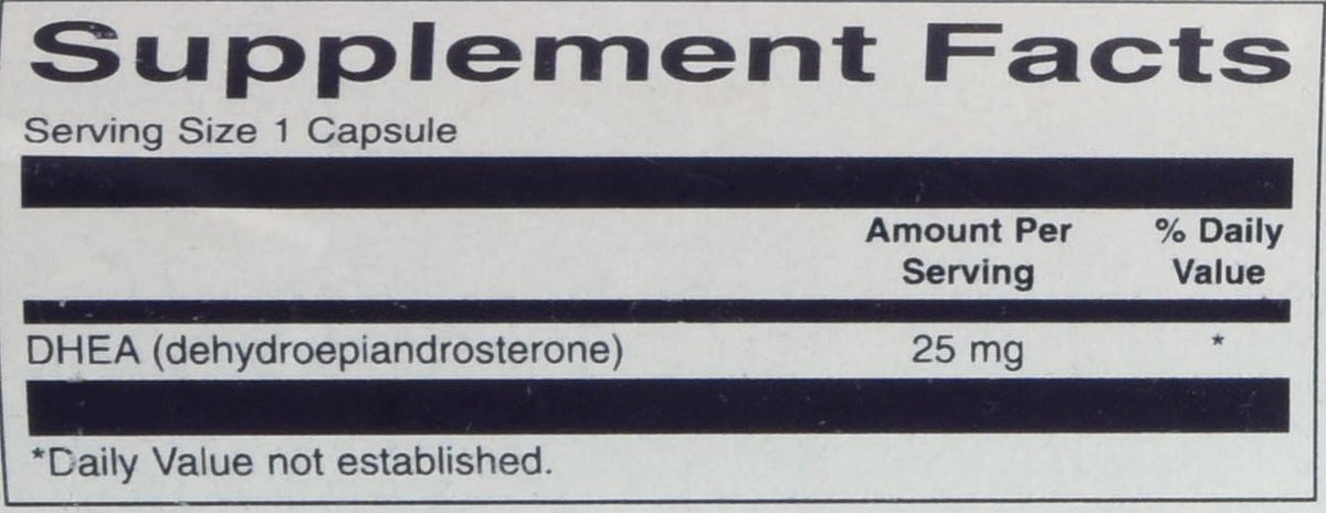 Swanson DHEA 25 mg, 120 Capsules - görsel 2