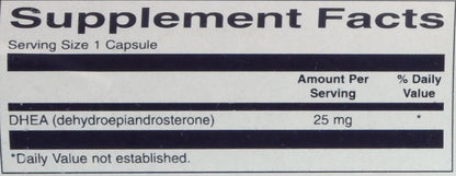 Swanson DHEA 25 mg, 120 Capsules