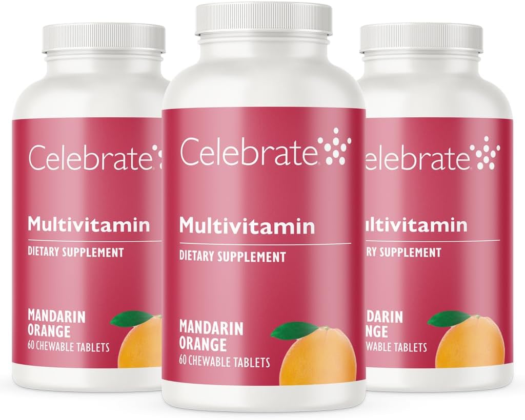 Celebrate Vitamins Bariatric Multivitamin Chewable, Iron-Free – Orange (60 Tablets) - görsel 9