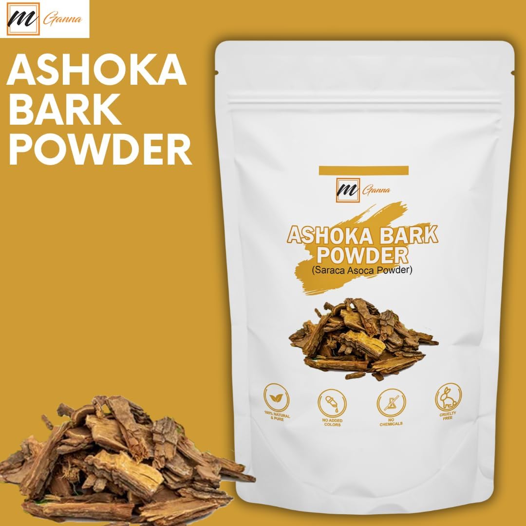 100% Natural Ashoka Bark/Saraca Asoca Powder for Health and Skin Care (227g) - görsel 3