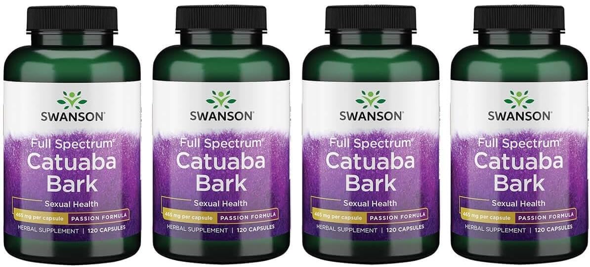 Swanson Catuaba Bark 465mg, 120 Capsules (4-Pack) - görsel 1