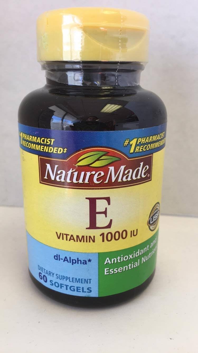 Nature Made Vitamin E 450 mg (1000 IU) dl-Alpha Softgels, 60 Count (Pack of 3) - görsel 10