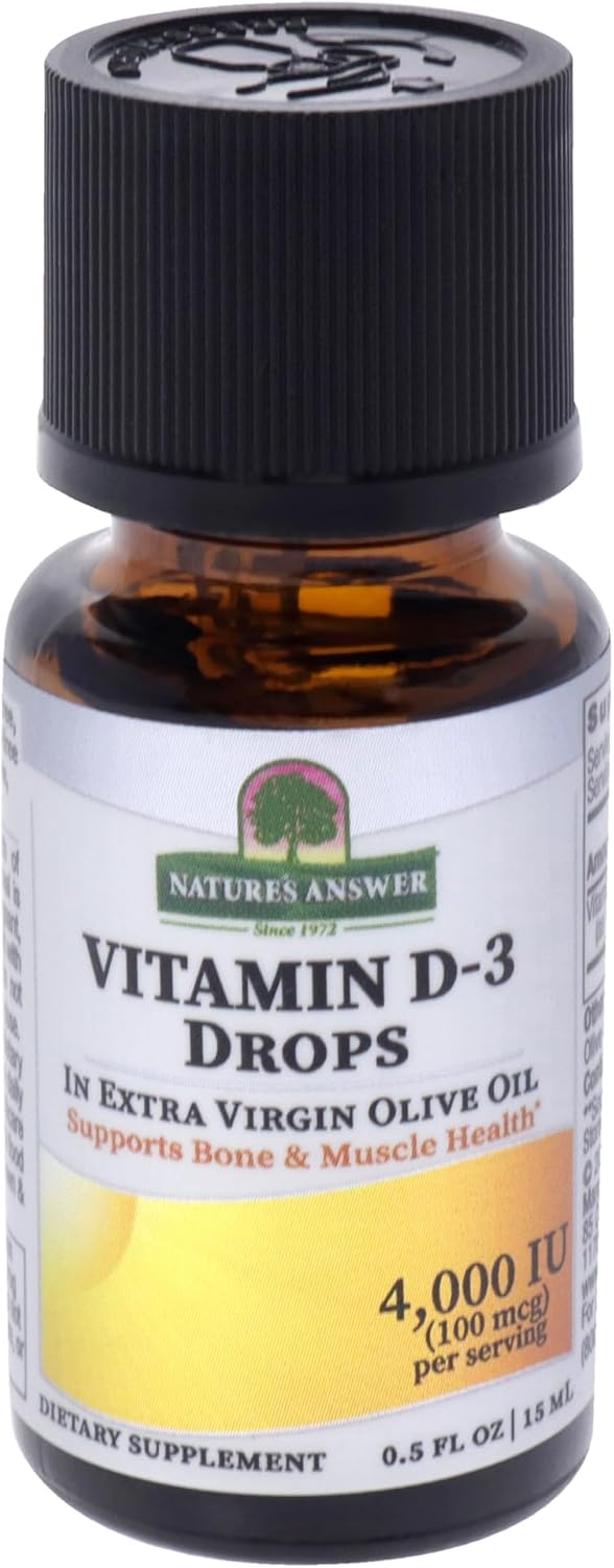 Nature's Answer Platinum Vitamin D3 4000 IU Liquid Drops, 15 ml - görsel 2
