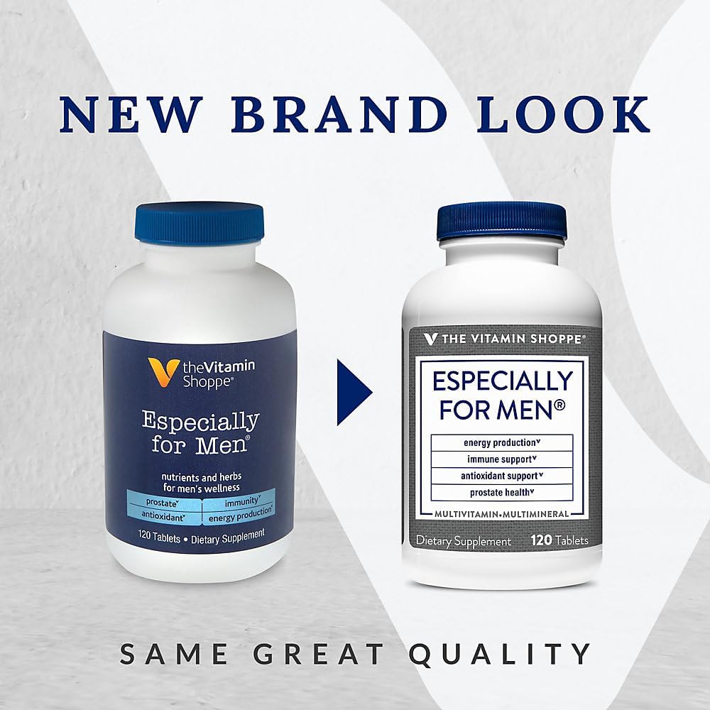 The Vitamin Shoppe Men's Multivitamin – Complete Daily Multi (120 Tablets) - görsel 2